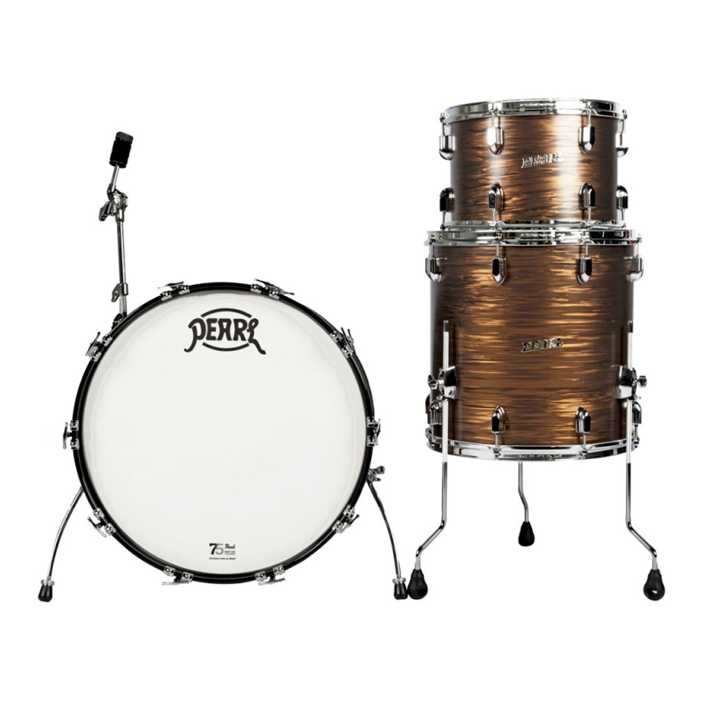 Pearl Limited Edition 75th Anniversary President Series Phenolic 22" 3-Piece Shell Pack - Matte Bronze Oyster