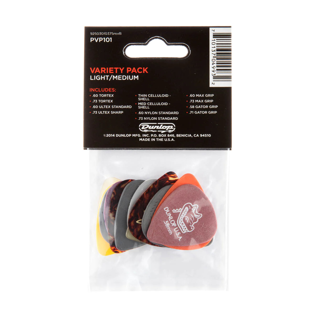 Dunlop JPVP101 - Light/Medium Variety Pick Pack