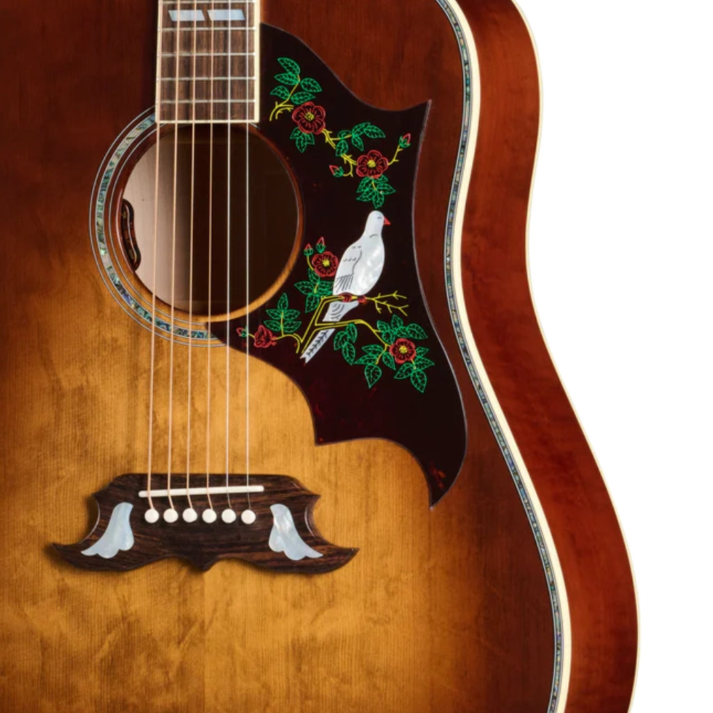 Gibson Dove Anniversary Limited Edition Acoustic-Electric Guitar - Cremona Burst body