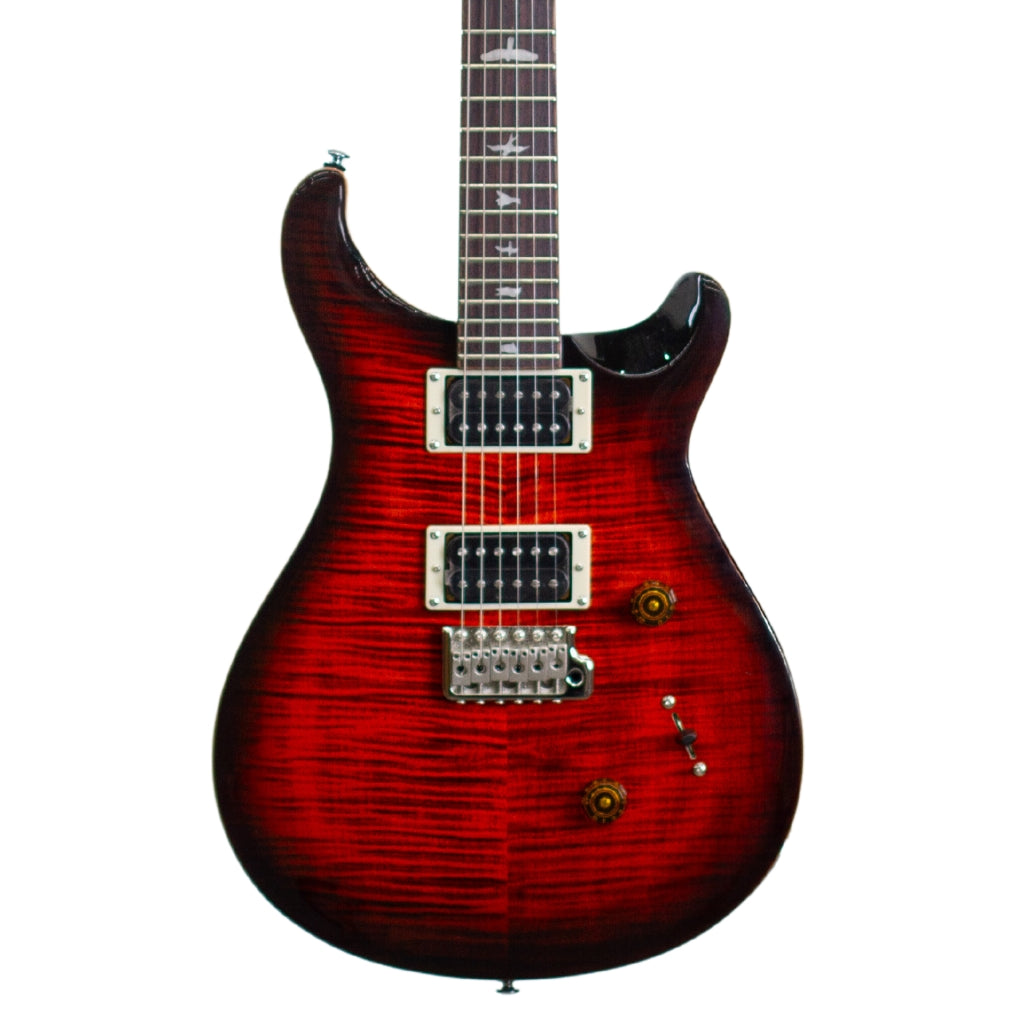 PRS - SE Custom 24 Electric Guitar - Orange Tiger Smoked Burst