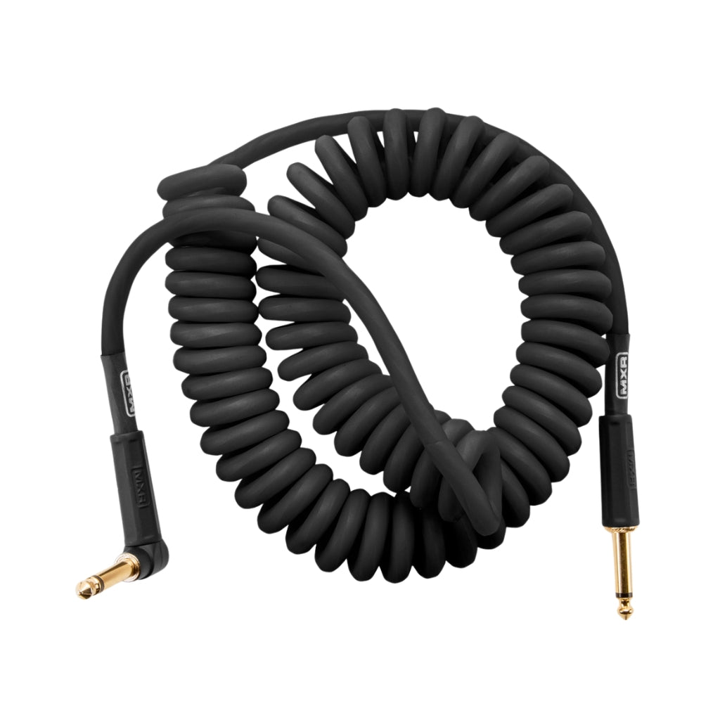 MXR 15ft Black Coil Instrument Cable - Right/Straight