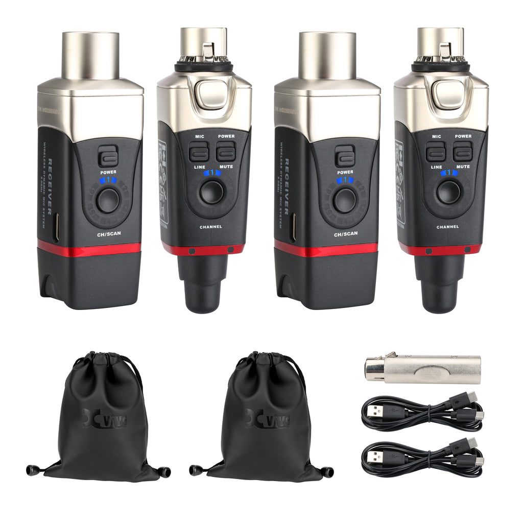 Xvive U35D Dual Microphone Speaker Wireless System - 5.8GHZ