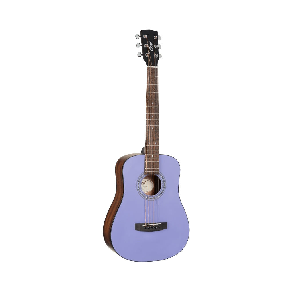 Cort AD Mini 3/4 Dreadnought Acoustic Guitar w/Gig Bag - Open Pore Lavender front