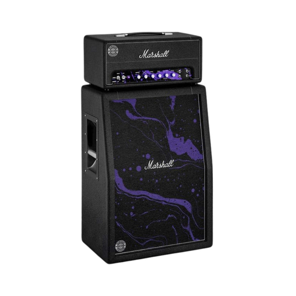 Marshall Limited Edition Hendrix Studio Stacked Amplifier - Purple/Black left side