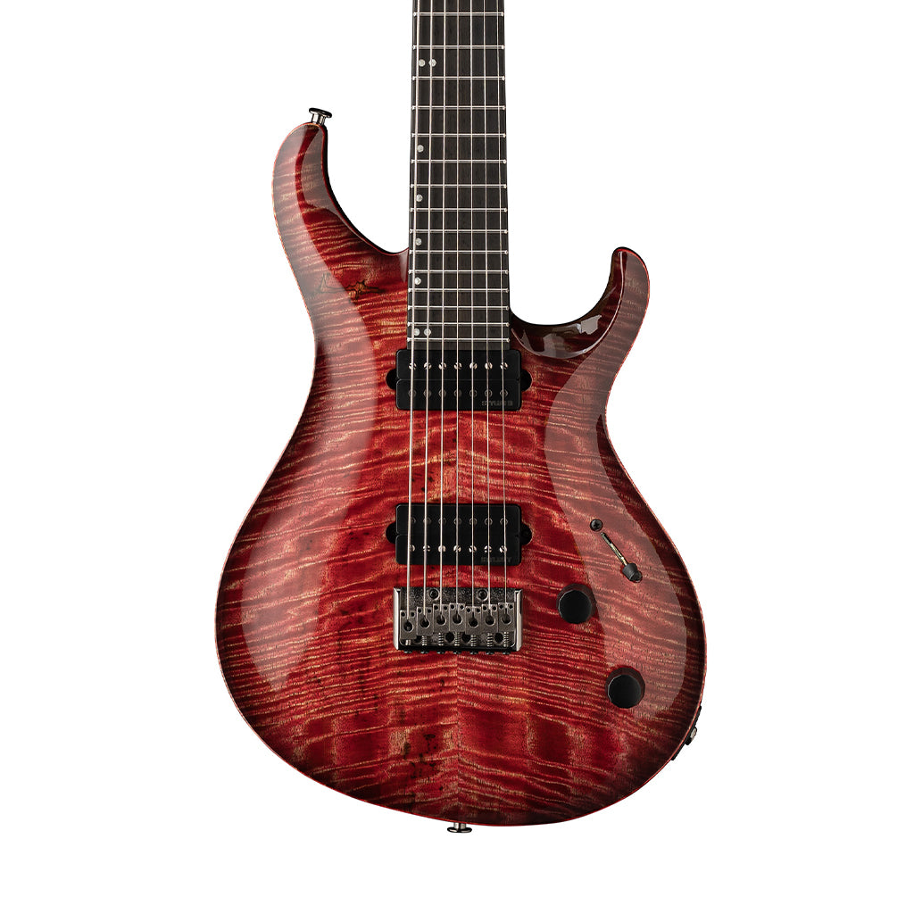 PRS Tekton SVN 7-String Electric Guitar - Fuchsia Aura w/Black Satin Neck sky music