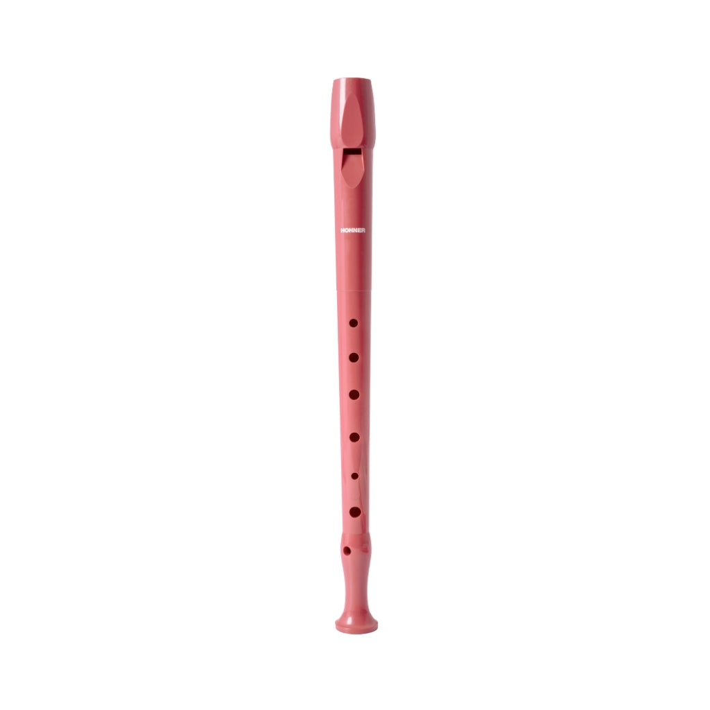 Hohner Melody Blockflote Plastic Baroque Recorder - C Soprano, Coral
