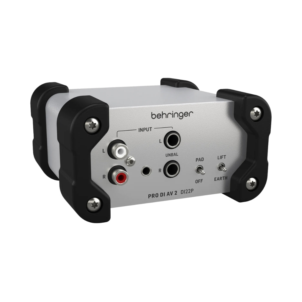 Behringer - DI22P Passive - Stereo Multimedia DI Box