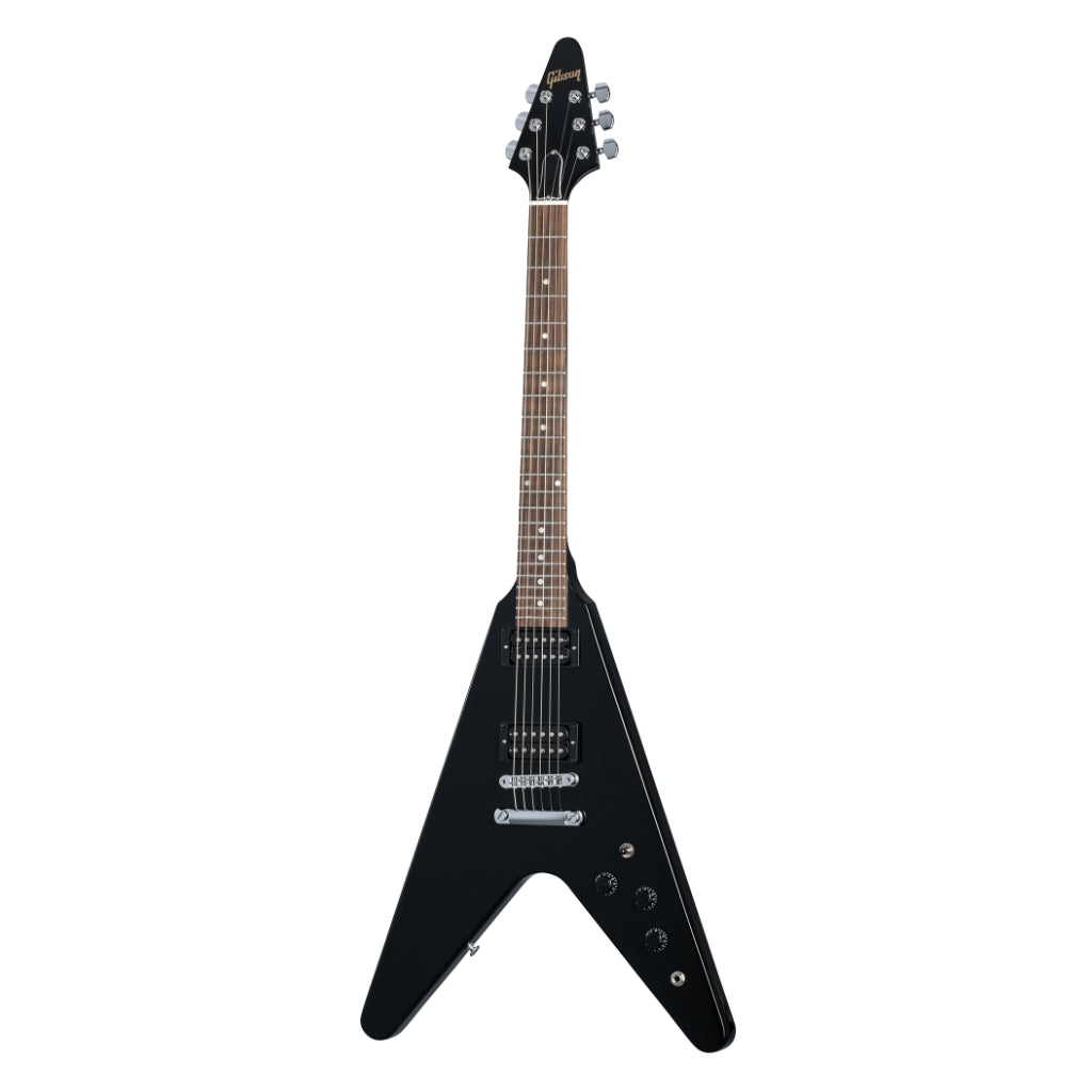 Gibson - 80s Flying V Electric Guitar - Ebony