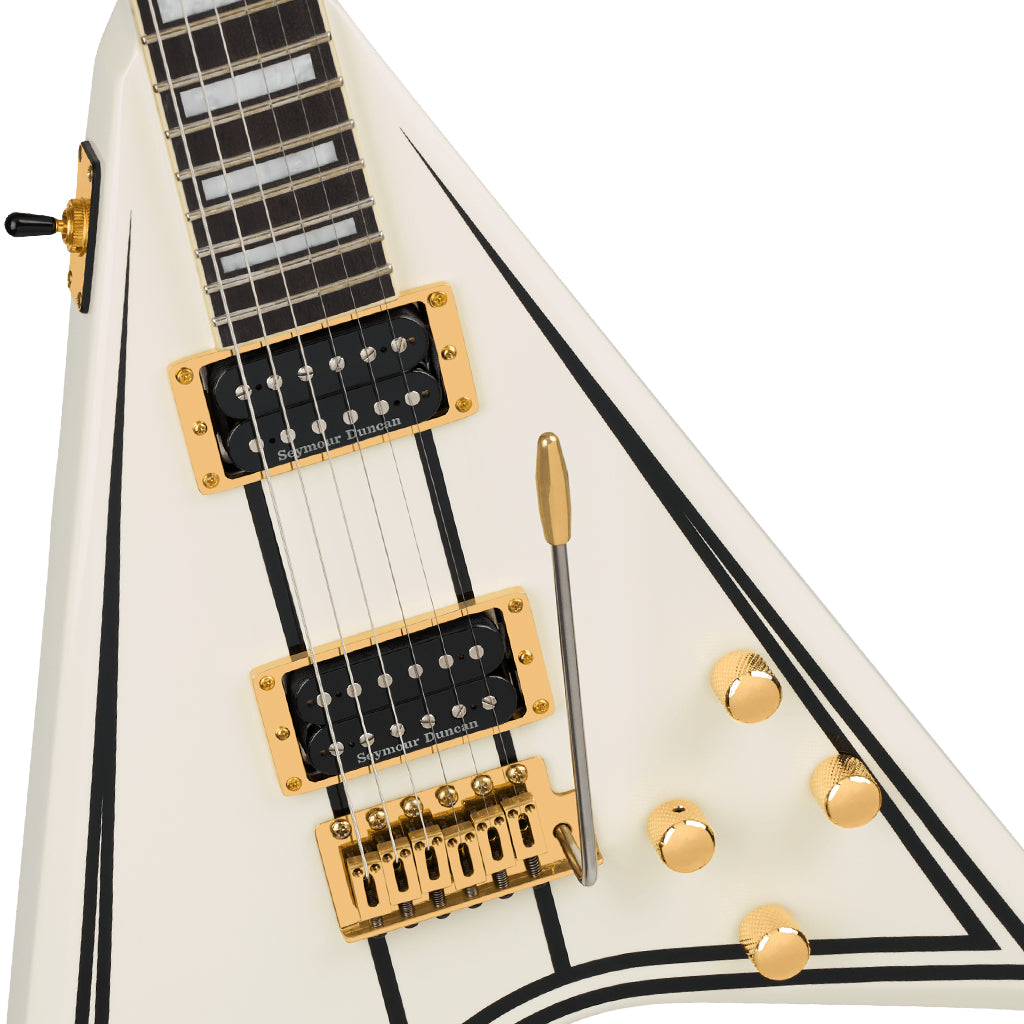Jackson  Limited Edition Legend Series Randy Rhoads CD1 Electric Guitar - Vintage White w/Black Pinstripes