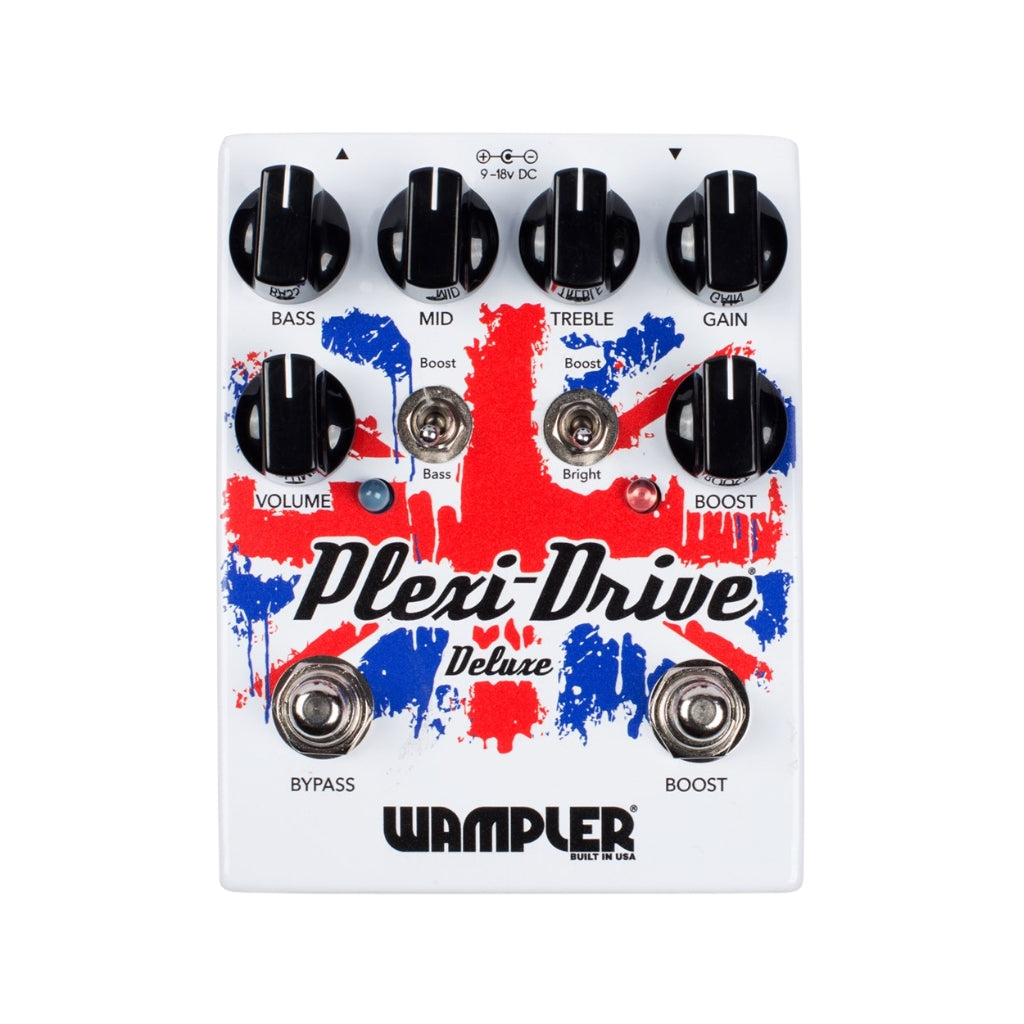 Wampler Plexi-Drive Deluxe 60s British Amp In A Box Pedal w/Boost
