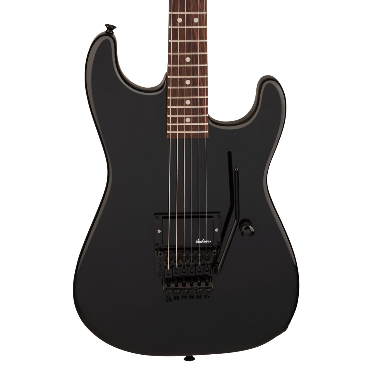Jackson - Pro Origins 1985 San Dimas SD1A H FR Electric Guitar - Gloss Black, Rosewood Fingerboard