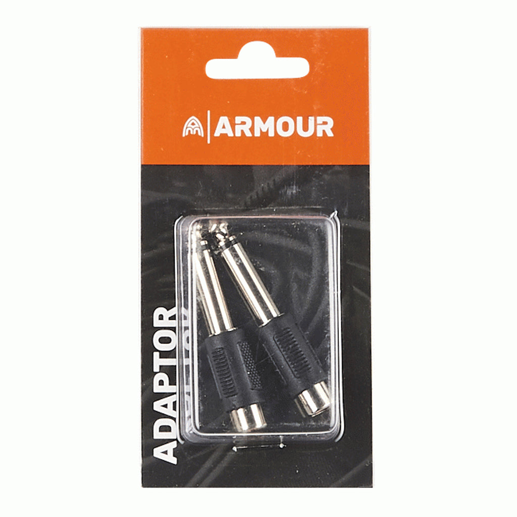 Armour ADAP3 RCA to 1/4 Mono Adapators 2 Pieces