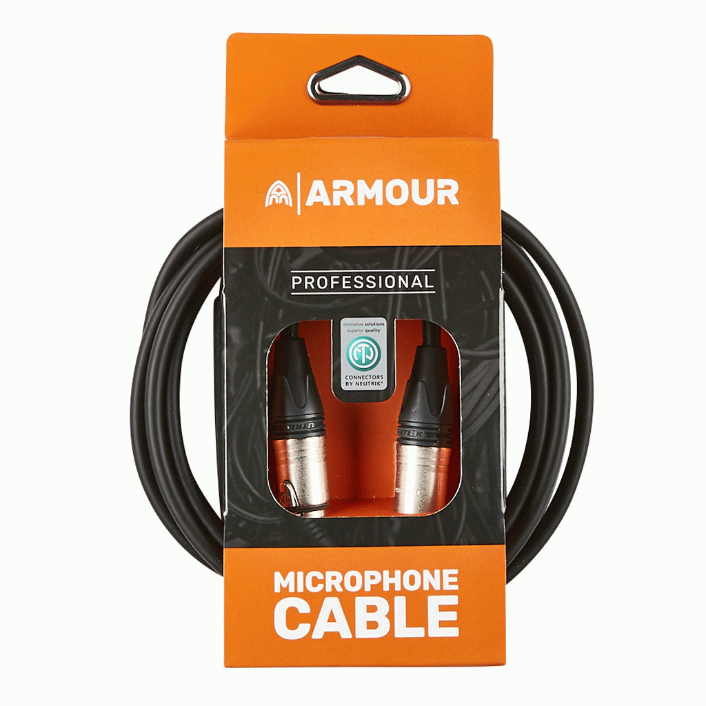 Armour NXXP10 Microphone Cable 10 Foot with Neutrik Connector XLR to XLR