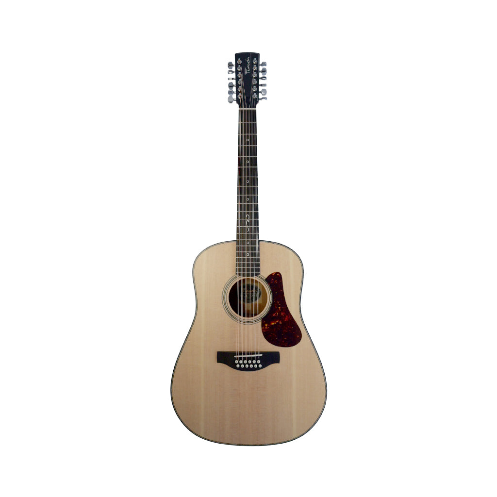 Fenech True Tone D78 12-String Dreadnought Acoustic-Electric Guitar - Natural