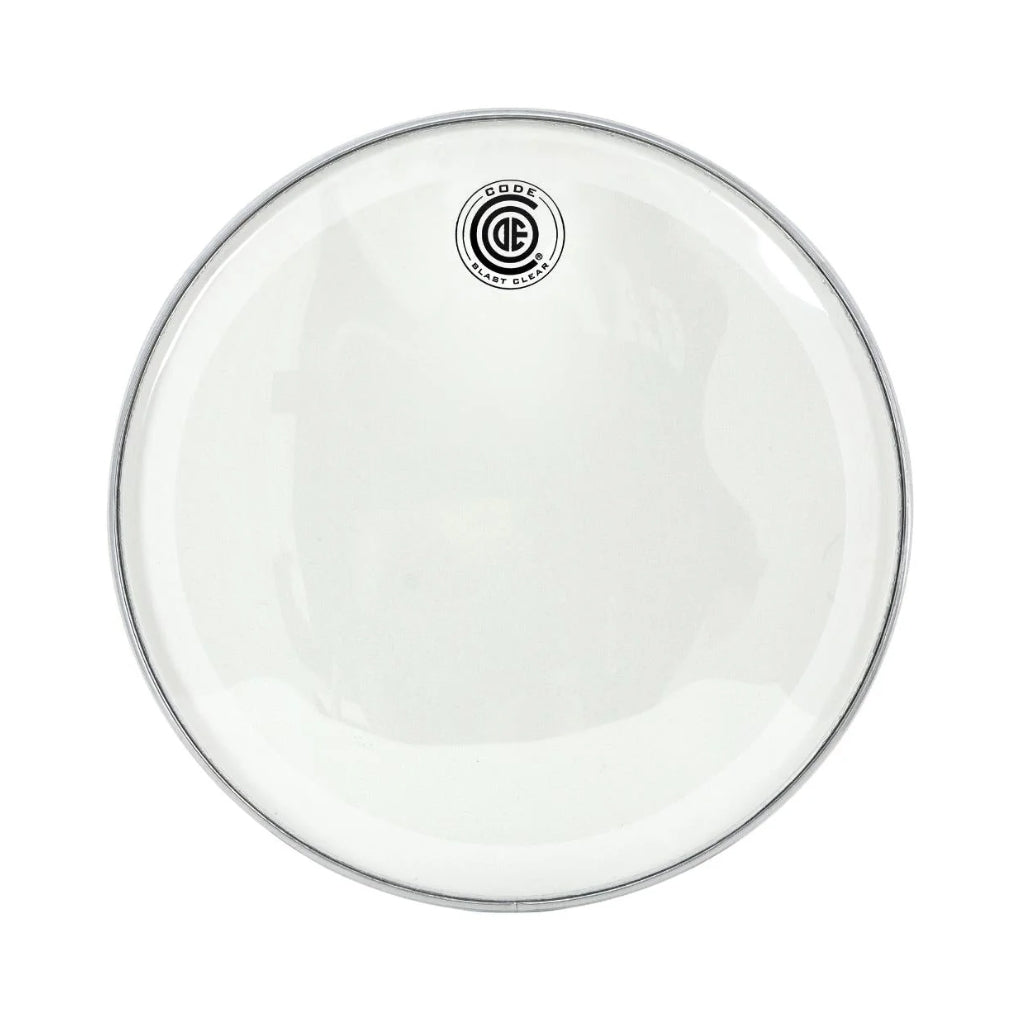 Code - Blast Clear with Dampening Ring Bass Drumhead - 24 inches