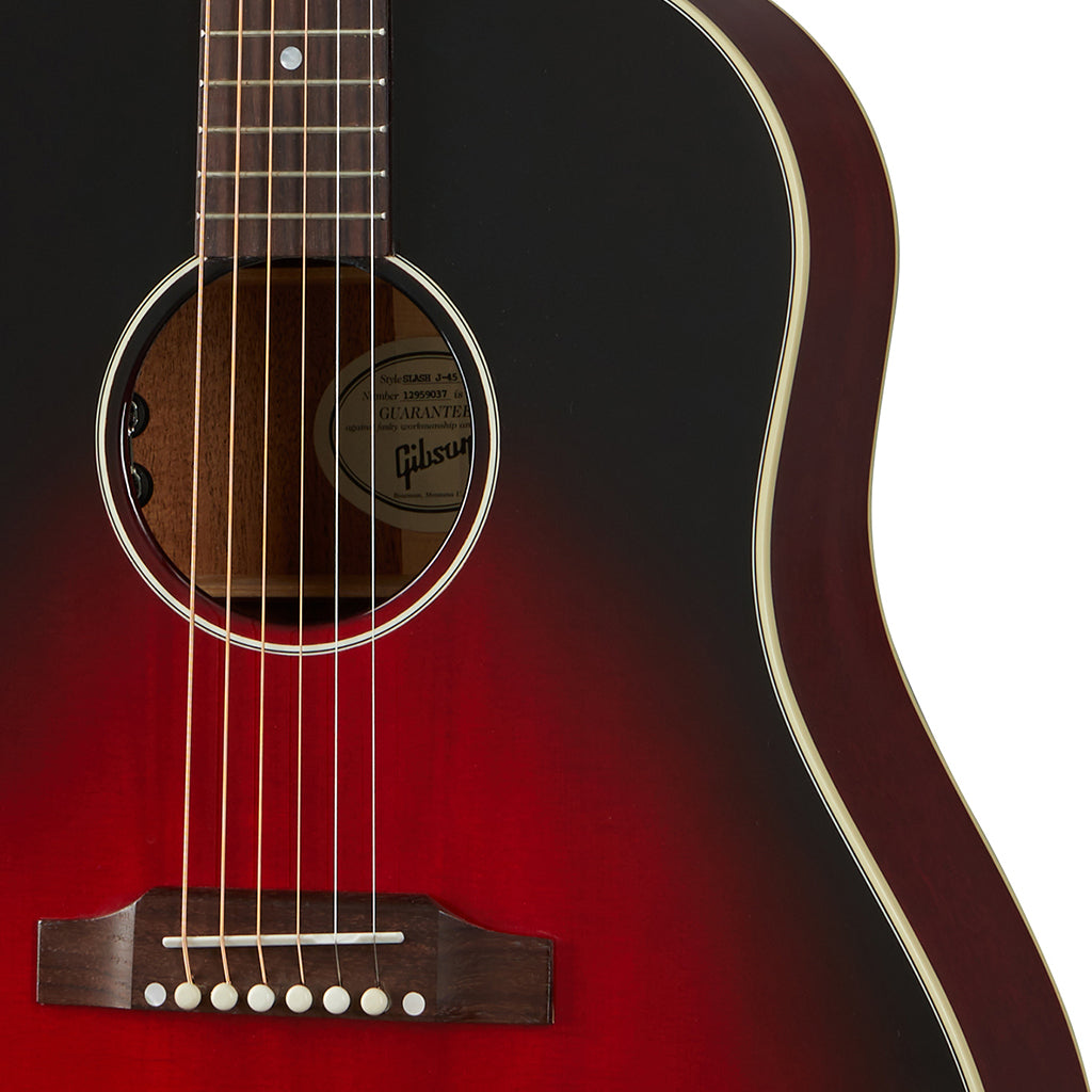 Gibson Slash J45 Vermillion Burst