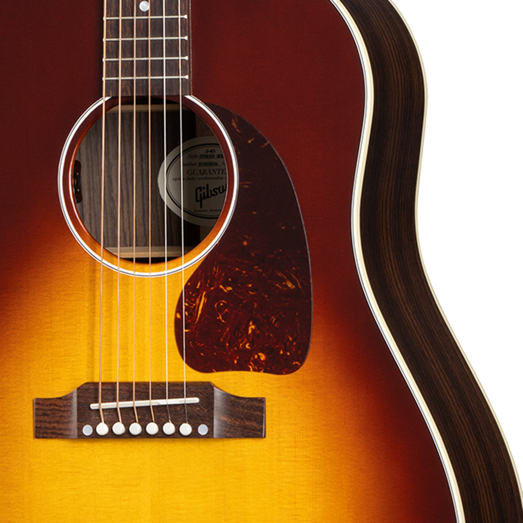 Gibson J45 Studio Rosewood Satin Rosewood Burst