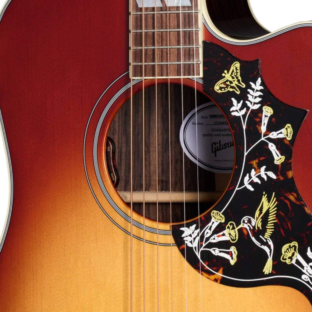 Gibson - Hummingbird Standard Rosewood EC Acoustic Guitar - Rosewood Burst