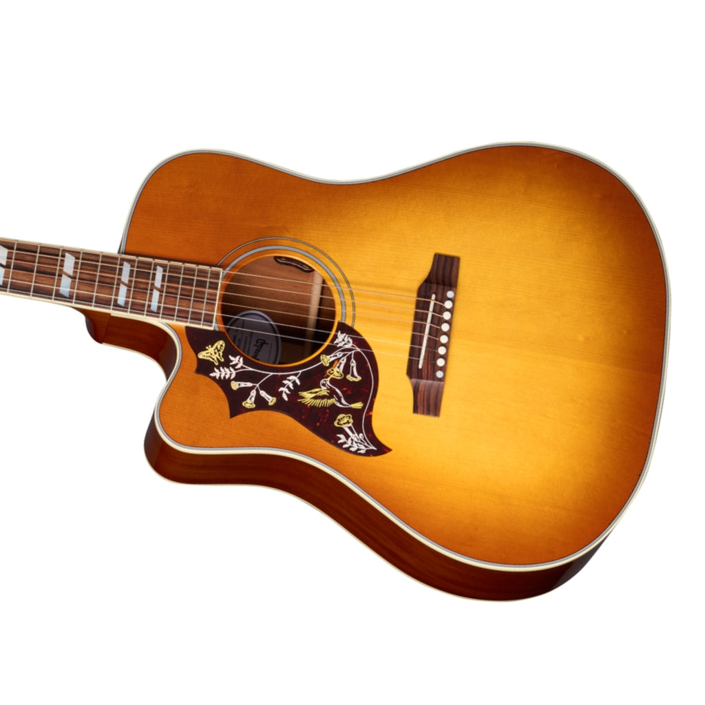 Gibson - Hummingbird Standard EC Heritage Left-Handed Acoustic Guitar - Cherry Sunburst