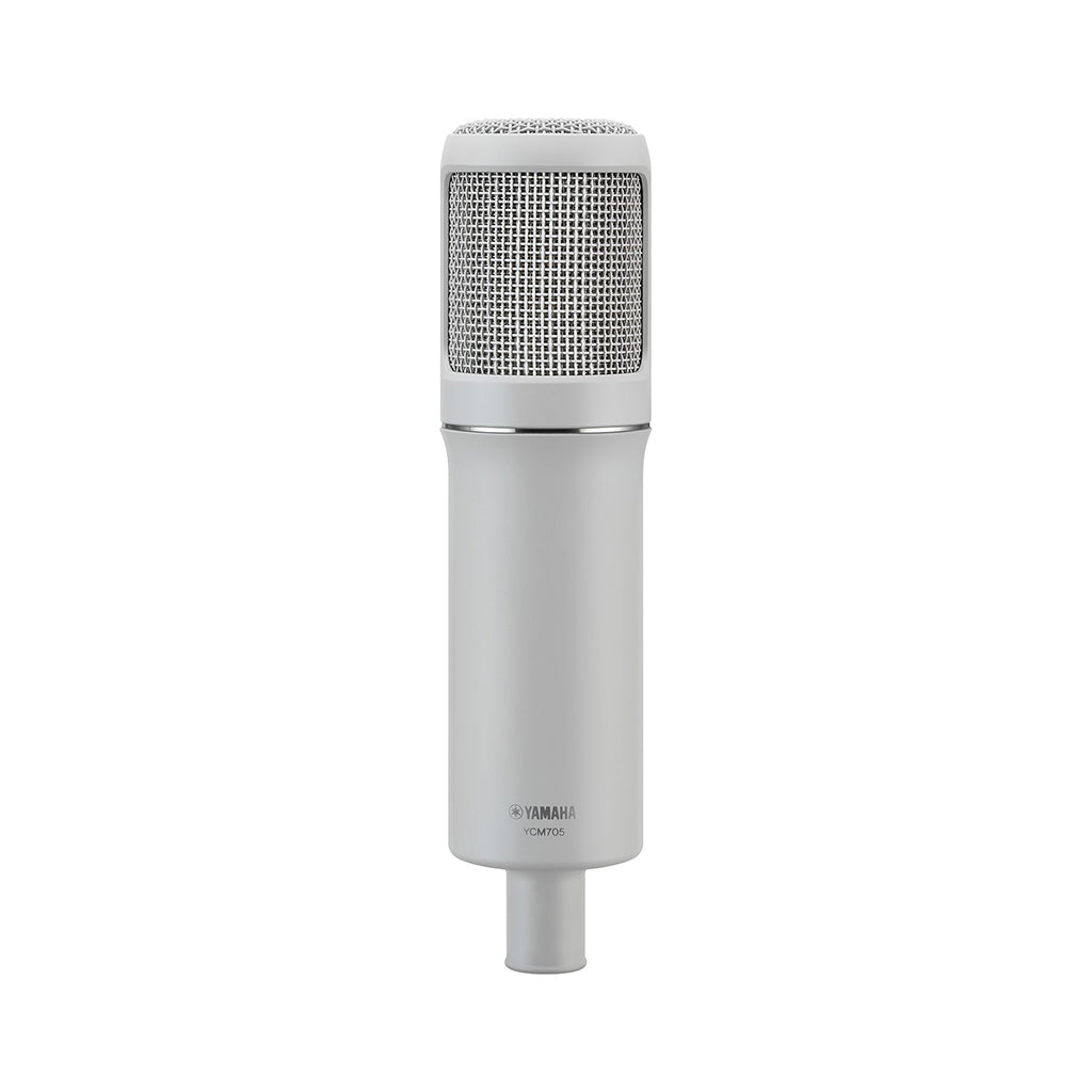 Yamaha YCM705 Condenser Microphone w/Shock Mount & Pop Filter - White
