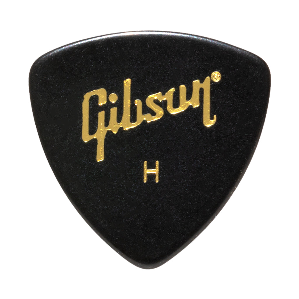 Gibson Wedge Pick Pack 72 pcs Black Heavy