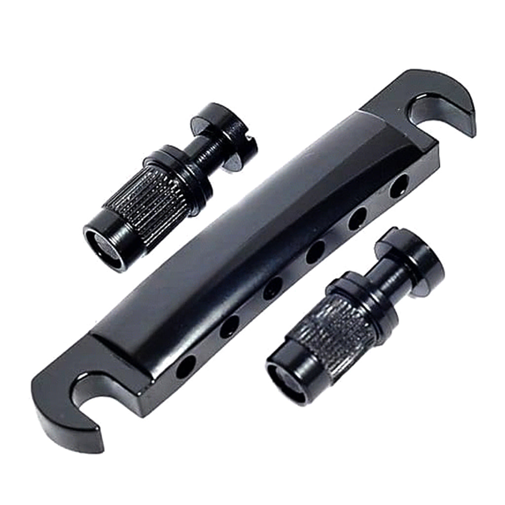 Gibson Stop Bar Tailpiece (Black Chrome)