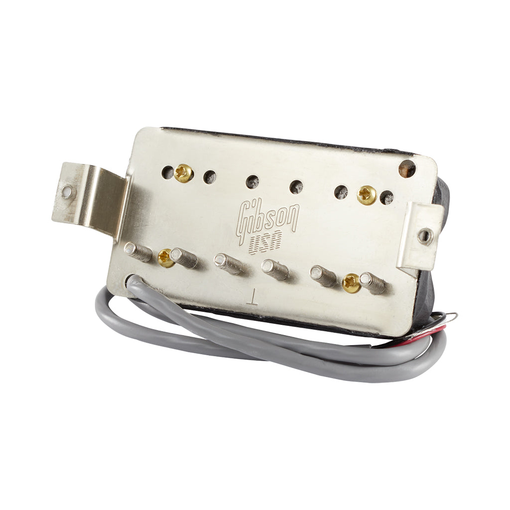 Gibson - 498T Hot Alnico Treble Alnico V Bridge Humbucker 4-Conductor Double - Black Pickup