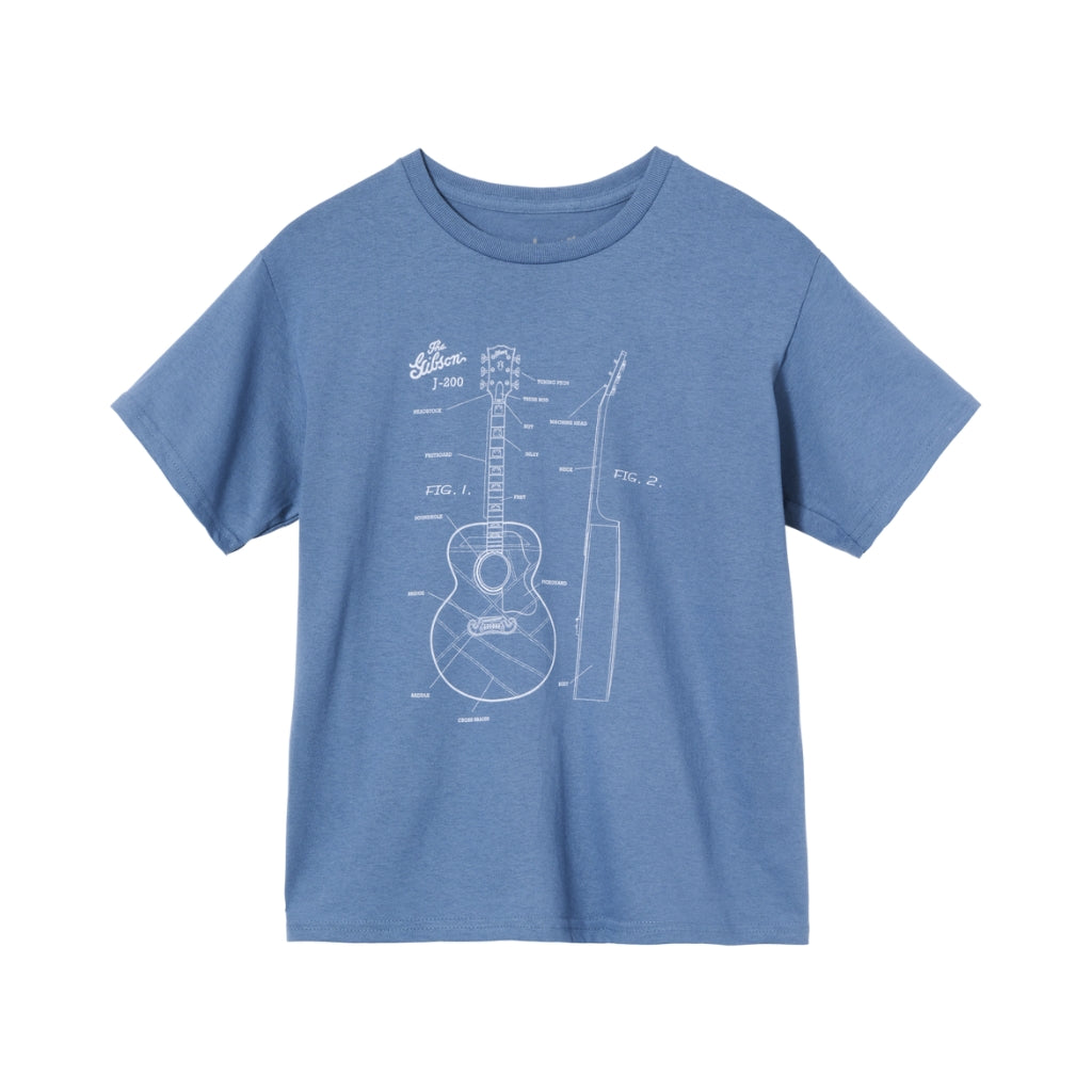 Gibson - Kid'S Acoustic Schematic Tee - XL
