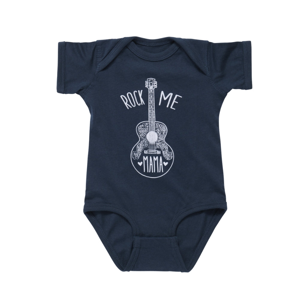 Gibson - Rock Me Mama Baby Onesie - Heather Blue 18/24M