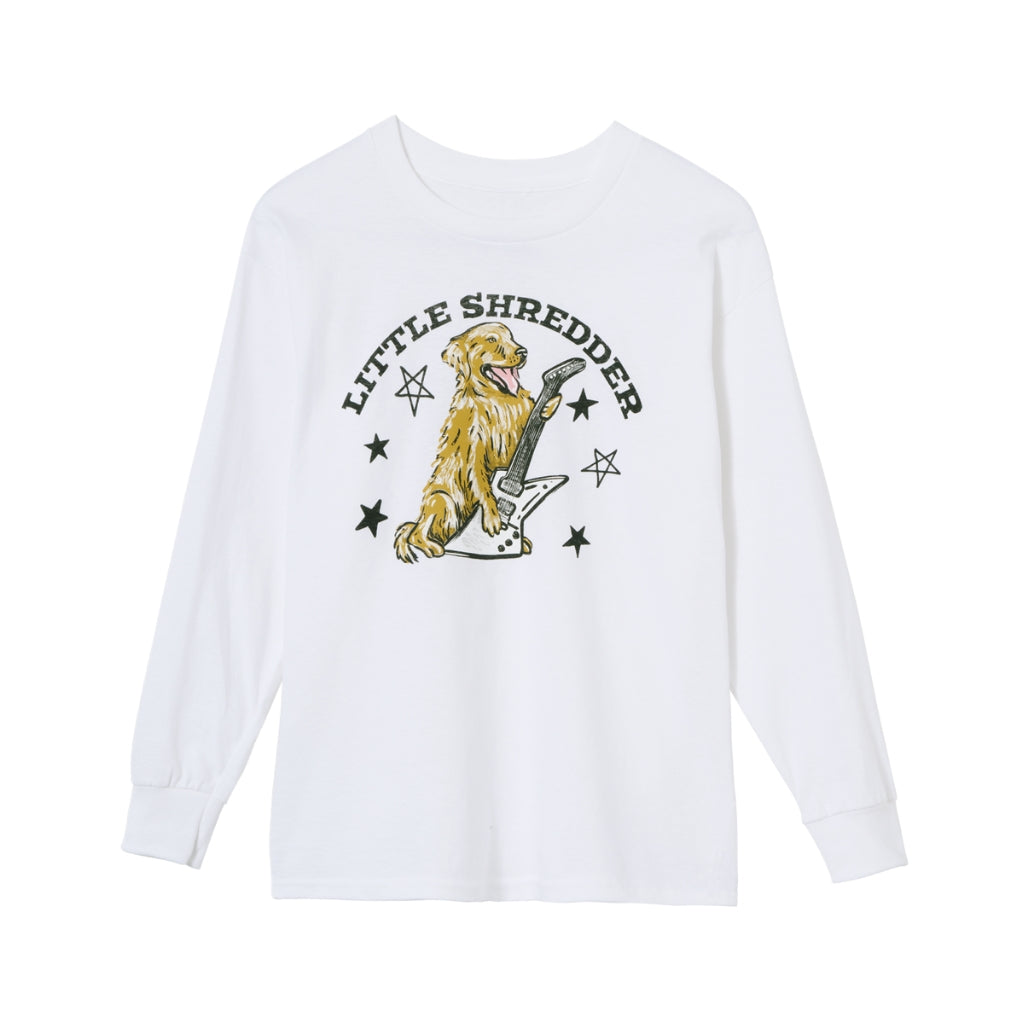 Gibson - Kids Little Shredder Longslv Tee - White Medium
