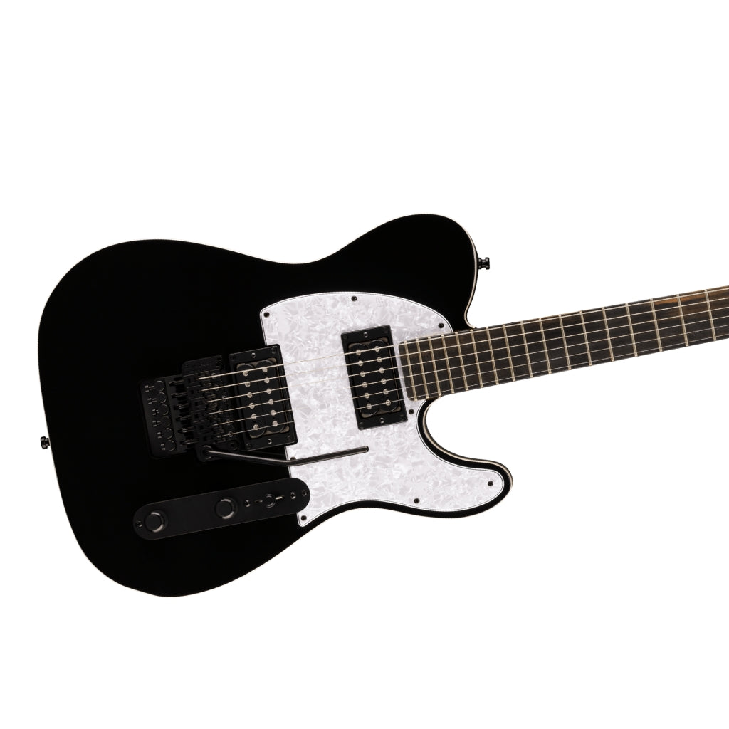 Fender - Limited Edition Player Fusion Telecaster HH Floyd Rose Electric Guitar - Black, Ebony Fingerboard