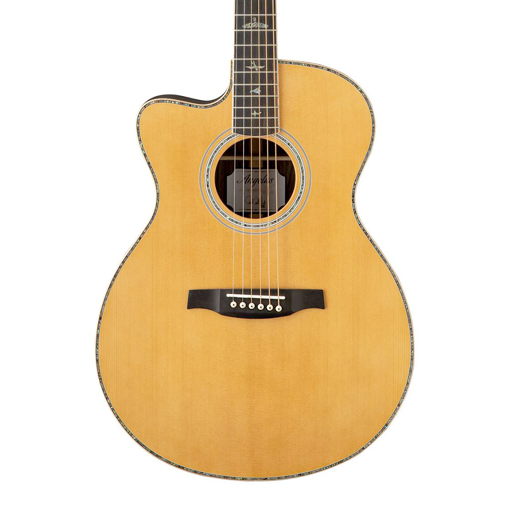 PRS SE A60E Angelus Left Handed Acoustic-Electric Guitar - Natural hero