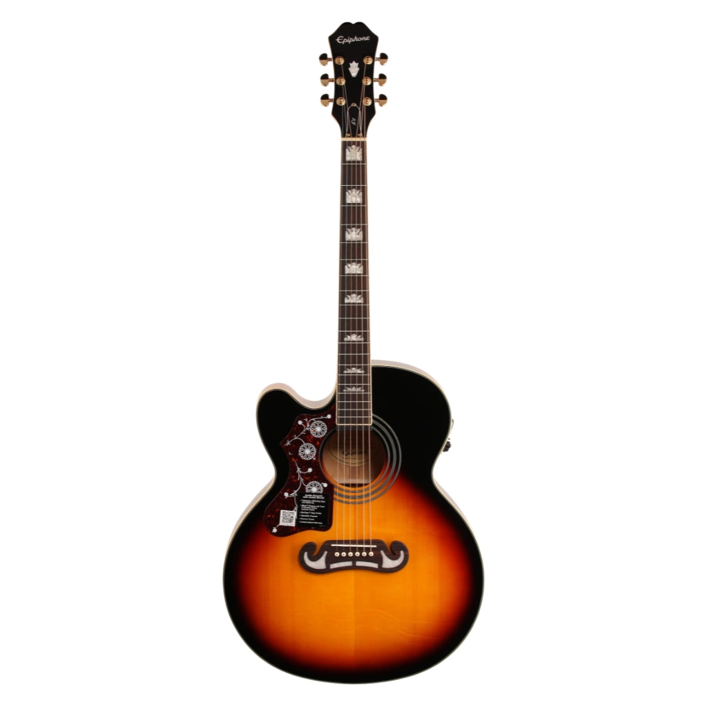 Epiphone - J200EC Studio Left Handed - Vintage Sunburst