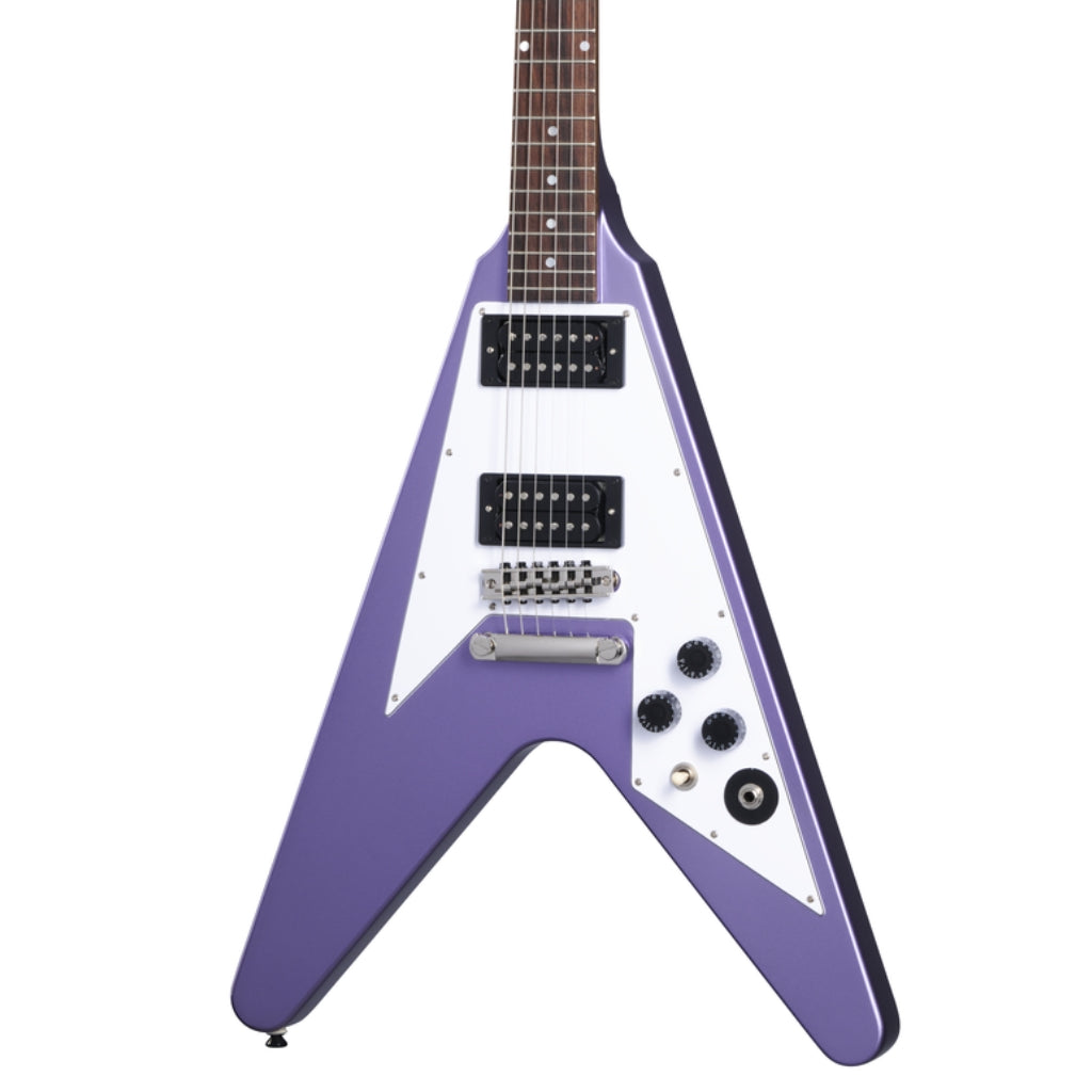 Epiphone - Kirk Hammett 1979 Flying V Electric Guitar -  Purple Metallic