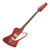 Epiphone Thunderbird 64 In Gig Bag Ember Red