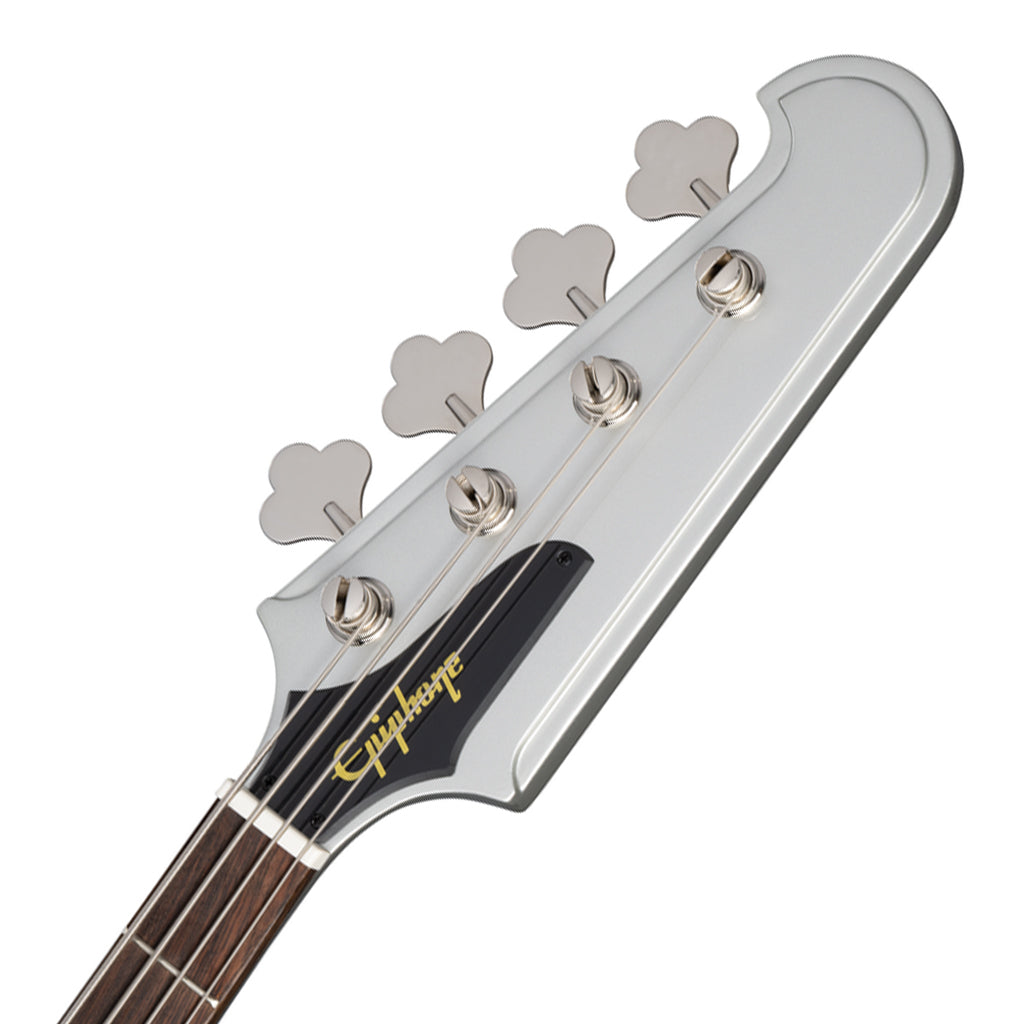 Epiphone Thunderbird 64 In Gig Bag Silver Mist