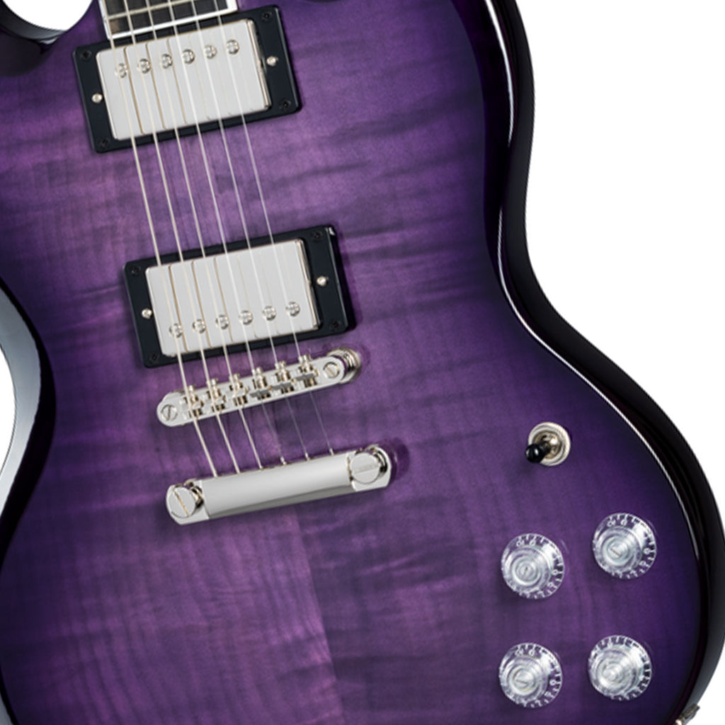 Epiphone SG Modern Figured in Purple Burst