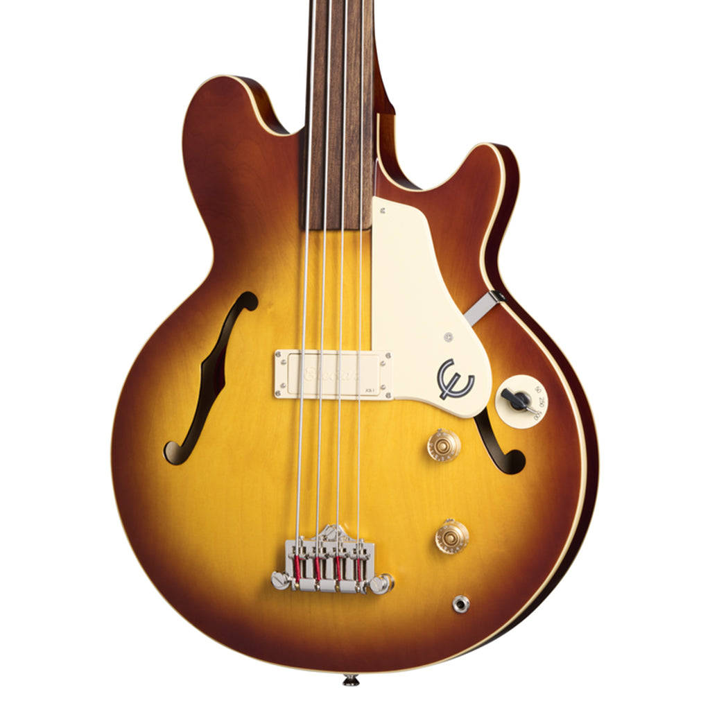 Epiphone Jack Casady Fretless Bass Aged Royal Tan