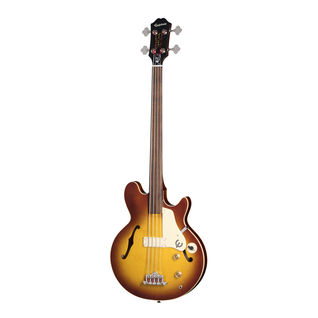 Epiphone Jack Casady Fretless Bass Aged Royal Tan