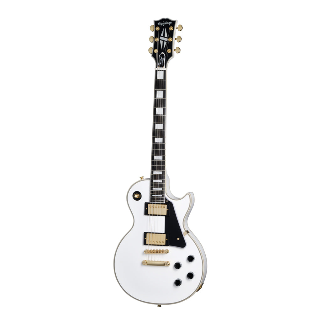 Epiphone Les Paul Custom Alpine White with Hardcase - Sky Music