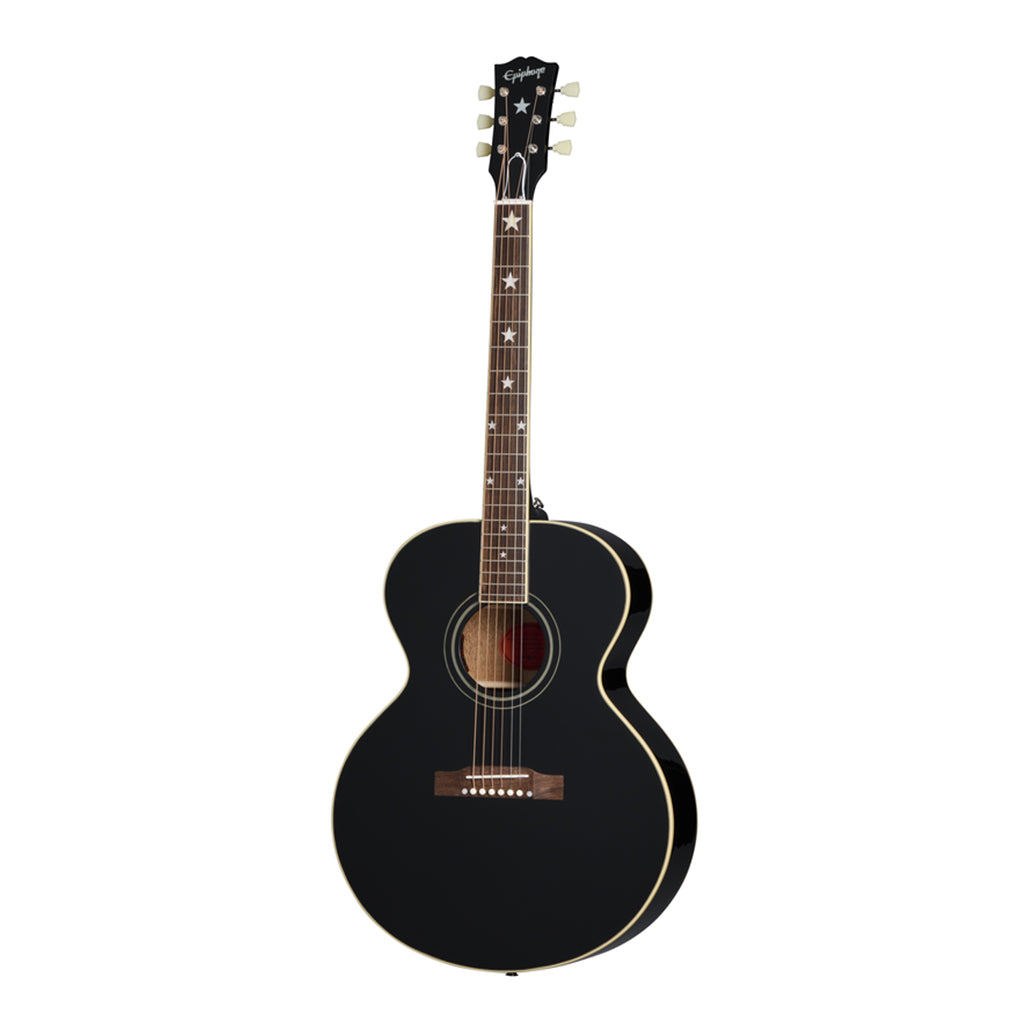Epiphone J180 LS Ebony with Hardcase