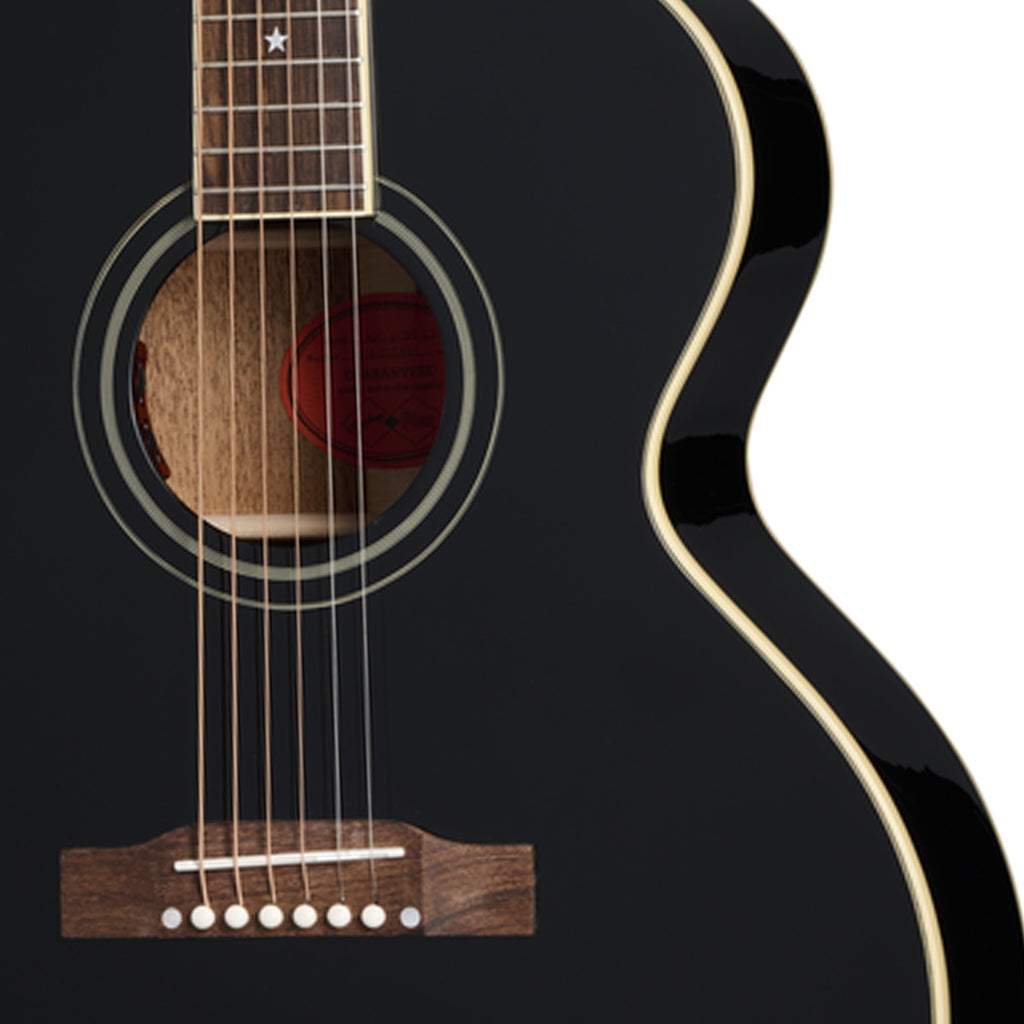 Epiphone J180 LS Ebony with Hardcase