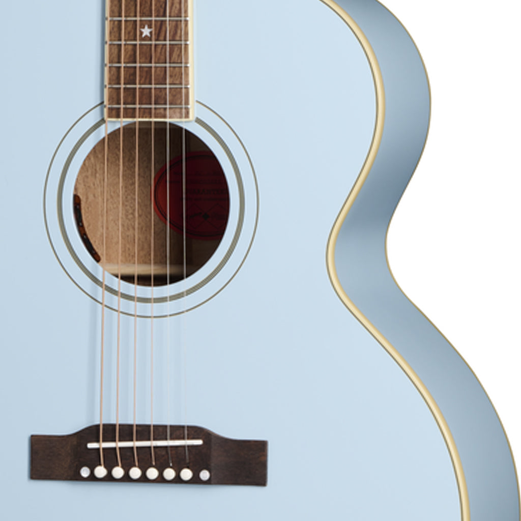 Epiphone J180 LS Frost Blue with Hardcase