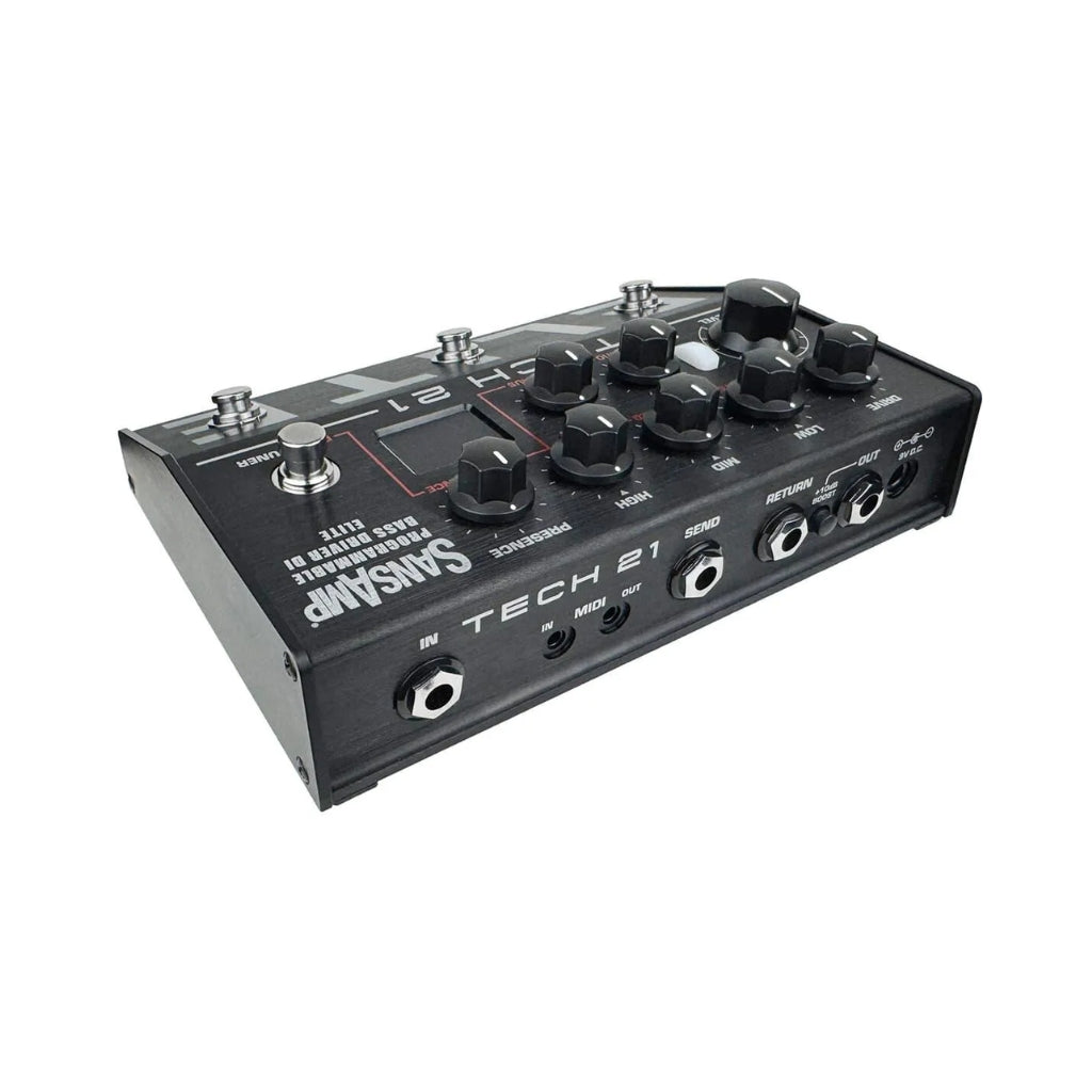 Tech 21 - SansAmp Programmable Bass Driver ELITE - Preamp & DI Pedal