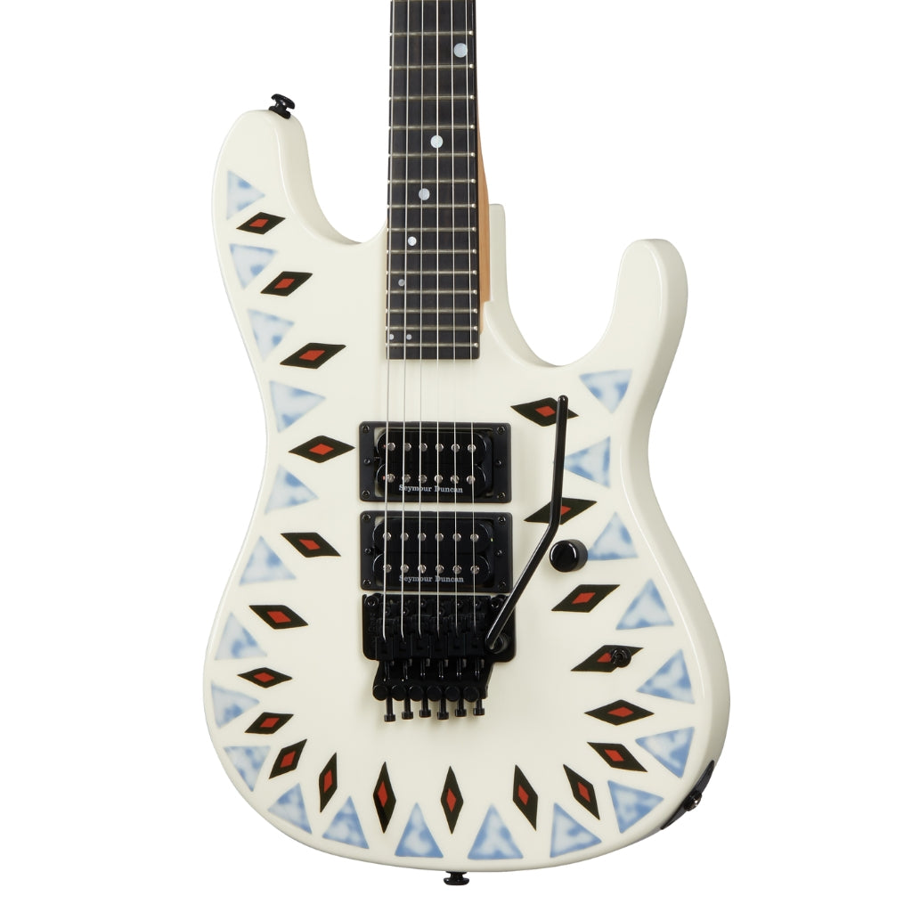 極美品KramerクレーマーNightswanナイトスワンAztec Kramer Nightswan - Aztec Marble Graphic - Sky Music