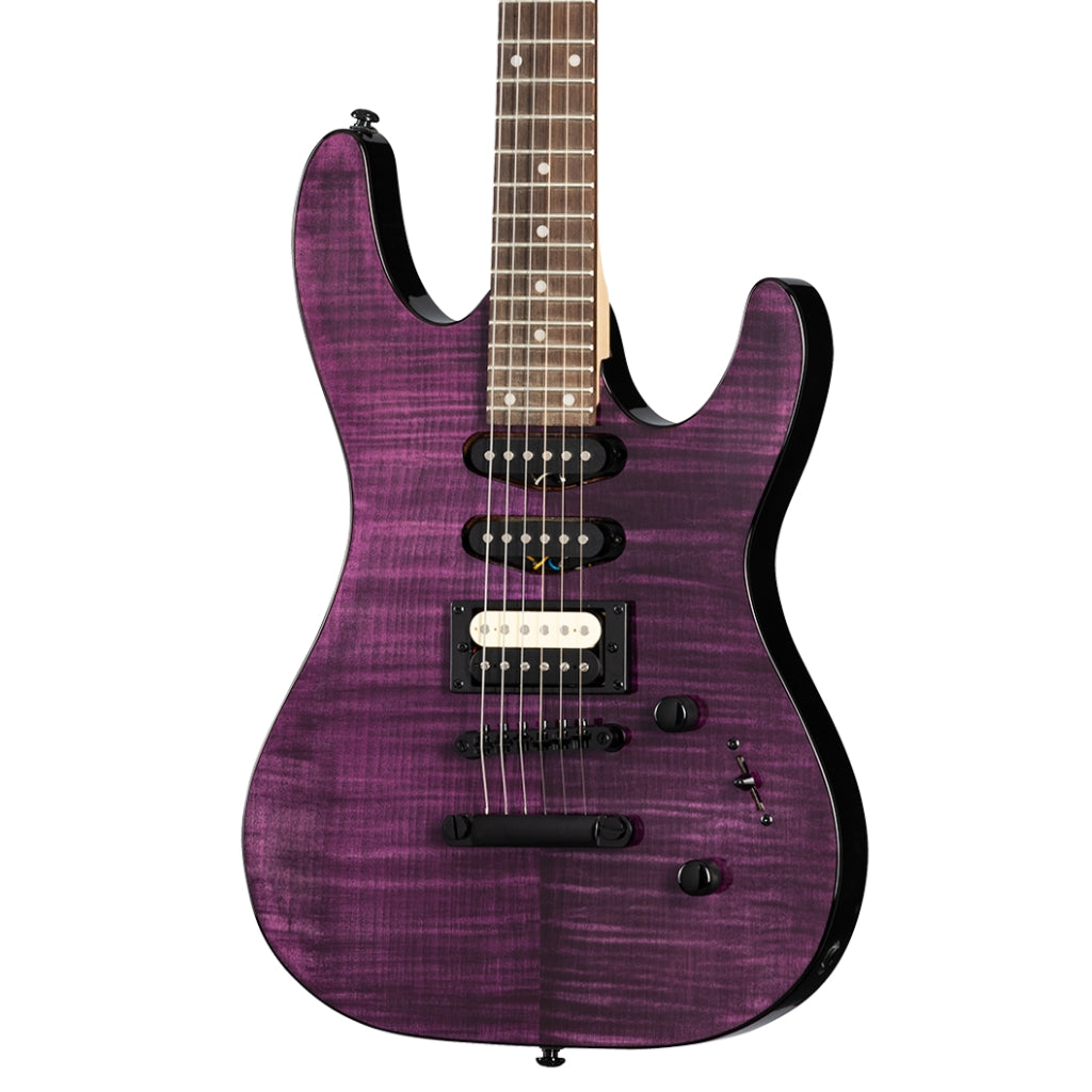 Kramer Striker Figured Stoptail Electric Guitar - Transparent