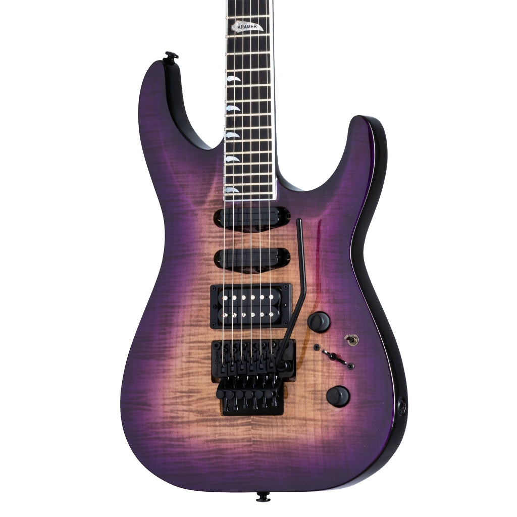 Kramer - SM-1 Figured Electric Guitar - Royal Purple Perimeter