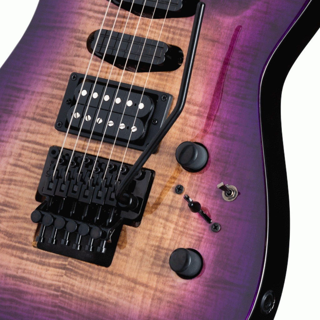Kramer - SM-1 Figured Electric Guitar - Royal Purple Perimeter