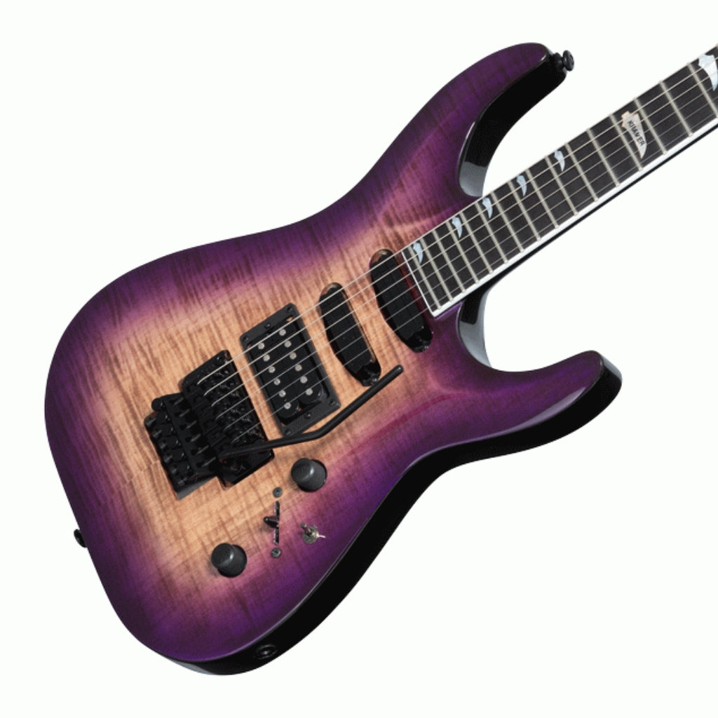 Kramer - SM-1 Figured Electric Guitar - Royal Purple Perimeter