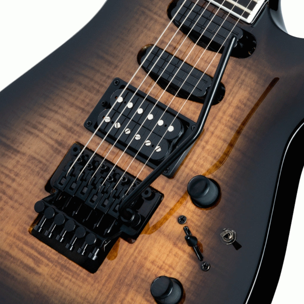 Kramer - SM-1 Figured Electric Guitar - Black Denim Perimeter